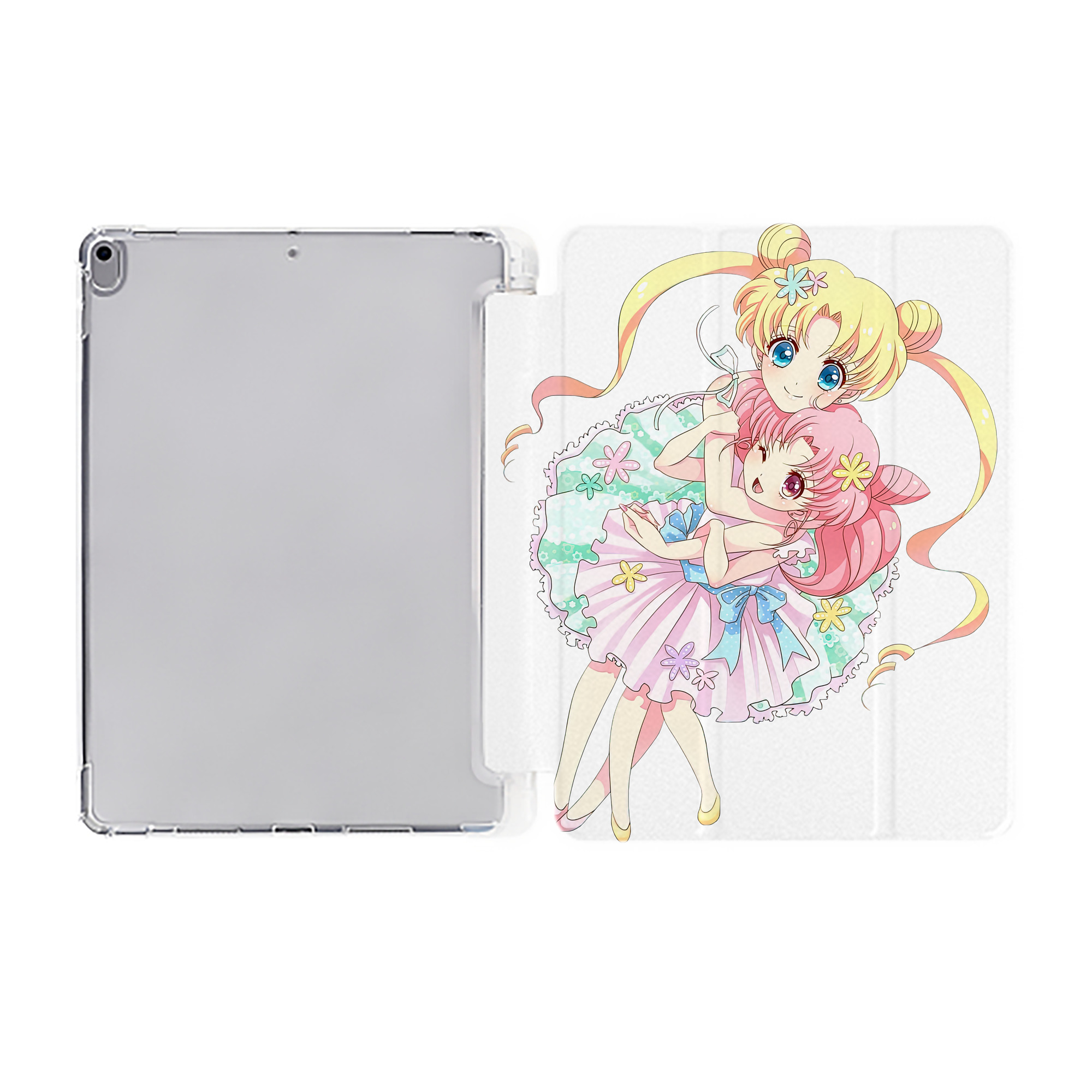 （画像用） 美少女戦士セーラームーン 愛野 美奈子 あいの みなこ Sailor Moon Aino Minako IPad ケース ペン収納付き 三つ折りスタンド PUレザー×シリコン 対応機種9.5/10.5/10.9インチ